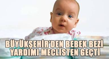 Denizli Büyükşehir Belediye Meclisi, Bebek Bezi Yardımını Oy Birliğiyle Kabul Etti