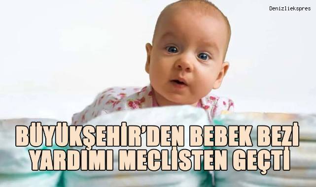Denizli Büyükşehir Belediye Meclisi, Bebek Bezi Yardımını Oy Birliğiyle Kabul Etti