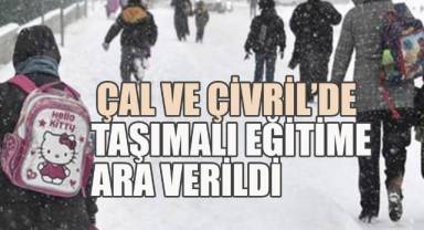 Denizli’de Kar Tatili: Çal ve Çivril’de Taşımalı Eğitime Ara Verildi