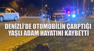 Denizli'de Otomobilin Çarptığı Yaşlı Adam Hayatını Kaybetti