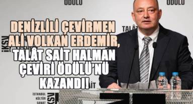 Denizlili Çevirmen Ali Volkan Erdemir, Talât Sait Halman Çeviri Ödülü'nü Kazandı!