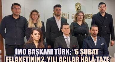 İMO Denizli Şube Başkanı Türk: