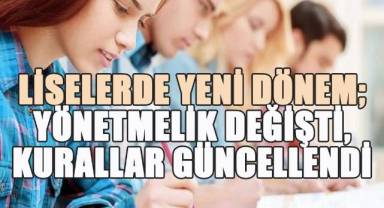 Liselerde Yeni Dönem: Yönetmelik Değişti, Kurallar Güncellendi