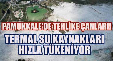 Pamukkale Tehlikede: Termal Sular Çekiliyor, Travertenler Kararıyor