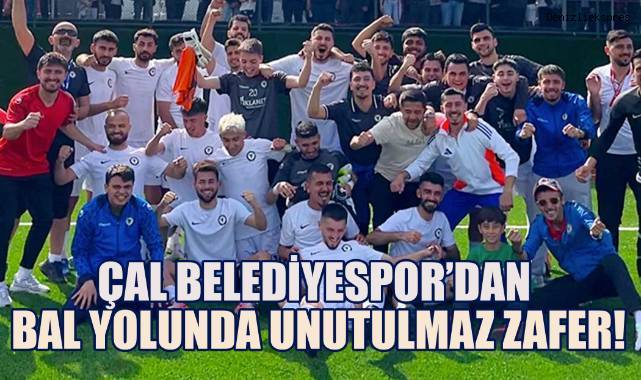 90+6'da Gelen Mucize Gol, Çal'ı Ayağa kaldırdı:; Bağbaşı Zeytinköyspor:0 - Çal Belediyespor:1