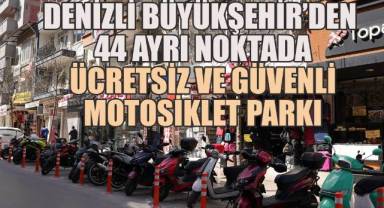 Denizli Büyükşehir'den motosiklet kullanıcılarına büyük kolaylık