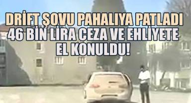 Denizli'de Drift Şovu Pahalıya Patladı: 46 Bin Lira Ceza ve Ehliyete El Konuldu!
