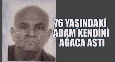 Denizli’de kahreden intihar: 76 yaşındaki adam kendini ağaca astı