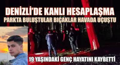 Denizli'de kanlı buluşma: Parkta dehşet, 19 yaşındaki genç yaşamını yitirdi