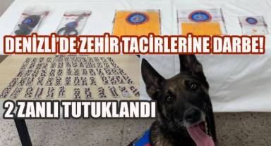 Denizli’de zehir tacirlerine darbe! 2 Zanlı tutuklandı