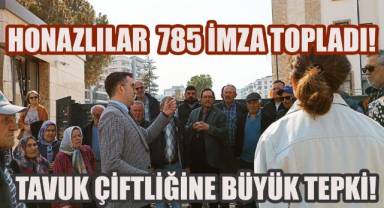 Honaz'da açılması planlanan tavuk çiftliğine halk büyük tepki gösterdi