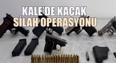 Kale’de kaçak silah operasyonu