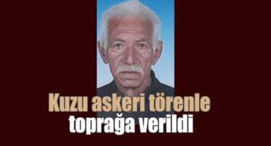 Kuzu askeri törenle toprağa verildi