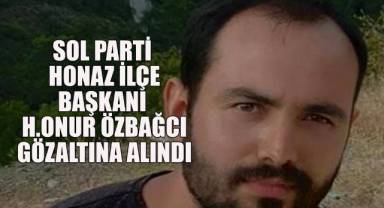 Sol Parti Honaz İlçe Başkanı Hasan Onur Özbağcı