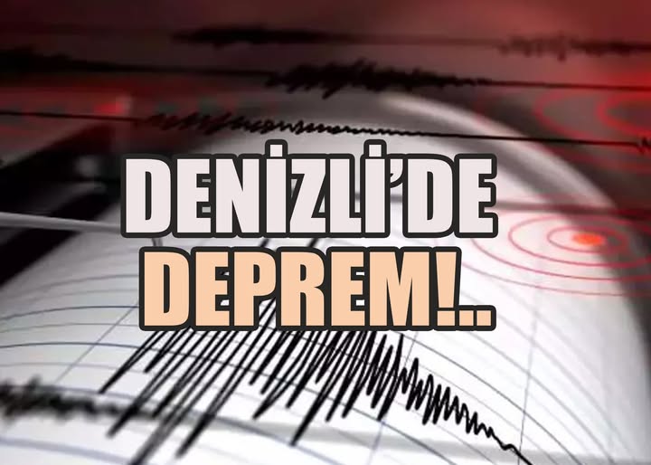 Denizli'de korkutan Deprem!