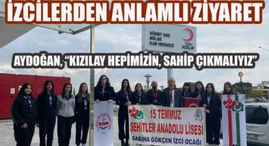 İzcilerden anlamlı ziyaret:: Aydoğan,