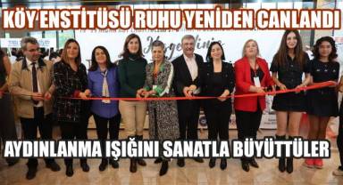 Köy Enstitüsü ruhuna sahip çıkan sanatçılar, geçmişin ışığını bugünün tuvalinde yaşattı.