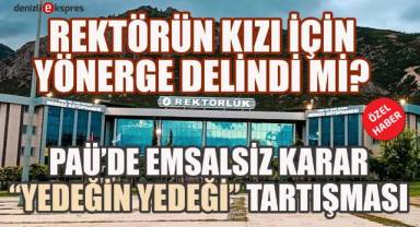 PAÜ'de Tartışmalı Yatay Geçiş! Rektörün Kızı İçin Kural mı Çiğnendi?