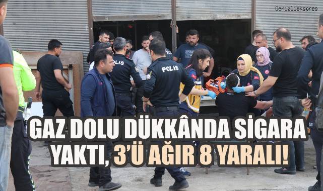 Sigara yakmak istedi, servisi ateşe verdi: 8 yaralı!