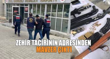 Zehir tacirinin adresinden mavzer çıktı