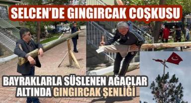 Bayraklar ağaçta, oyunlar meydanda: Selcen'de gırgıcak coşkusu zirve yaptı!