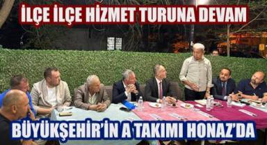 Büyükşehir’in A Takımı Honaz’da: Mahalle Mahalle, İlçe İlçe Hizmet Turuna Devam