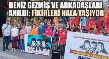 DENİZLİ’DE DENİZ GEZMİŞ VE ARKADAŞLARI ANILDI: FİKİRLERİ HALA YAŞIYOR