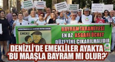 Denizli’de Emeklilerden İkramiye ve Sendika Hakkı Eylemi: “Haklarımızı Yok Saydıramayız”