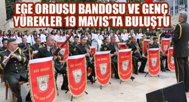 Denizli Meydanı Marşlarla Yankılandı: Ege Ordusu Bandosu ve Genç Yürekler 19 Mayıs’ta Buluştu