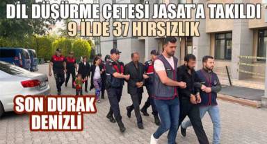 Dil Düşürme Çetesi JASAT’a Takıldı: 9 İlde 37 Hırsızlık, Son Durak Denizli
