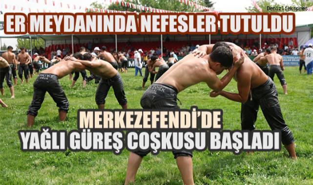 Er Meydanında Nefesler Tutuldu: Merkezefendi'de Yağlı Güreş Coşkusu Başladı