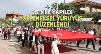 Geleneksel Kızılcabölük yürüyüşü 25. kez gerçekleşti
