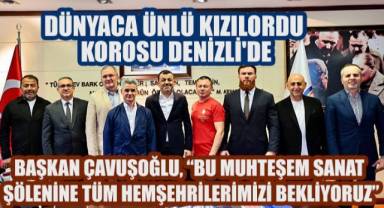 Kızılordu Korosu Denizli'de: Tarih, Sanat ve Dostluk Aynı Sahnede Buluşuyor