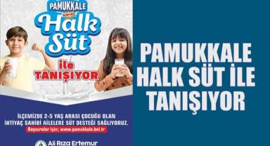 Pamukkale'de “Halk Süt” Dönemi Başlıyor