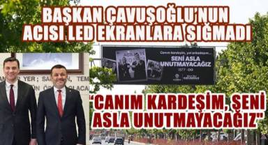 Başkan Çavuşoğlu'nun Acısı LED Ekranlara Sığmadı