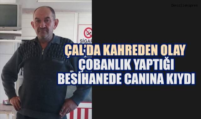 Çal'da Kahreden Olay: Çobanlık Yaptığı Besihanede Canına Kıydı