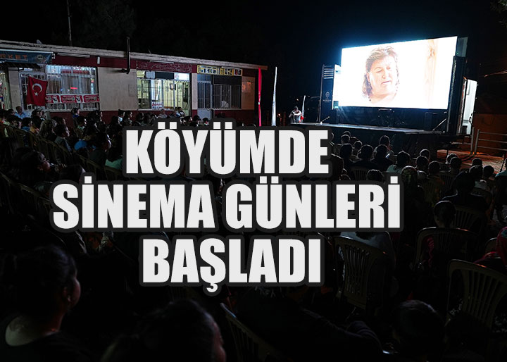 Denizli Büyükşehir'den 17 ilçeye yazlık sinema keyfi