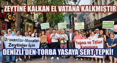 Denizli'den Torba Yasaya Sert Tepki! Zeytine Kalkan El, Vatana Kalkmıştır
