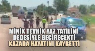Minik Tevfik yaz tatilini dedesiyle geçirecekti kadada hayatını kaybetti