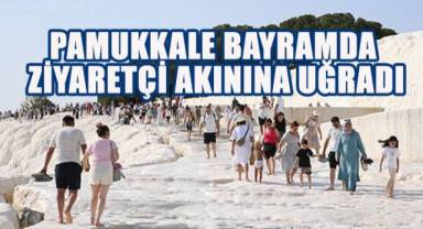 PAMUKKALE BAYRAMDA ZİYARETÇİ AKININA UĞRADI