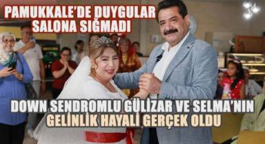 Başkan Ertemur Down Sendromlu Gülizar ve Selma'nın Gelinlik Hayali Gerçekleştirdi