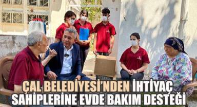 Başkan Hakan, Çal’da Kimse Yalnız Değildir
