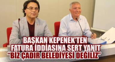 Başkan Kepenek'ten 1.3 Milyonluk Fatura İddiasına Belgeli Yanıt, 