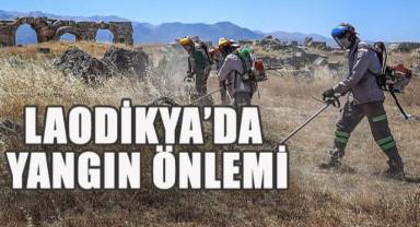 Denizli Büyükşehir Belediyesi’nden Laodikya’da Yangın Önlemi