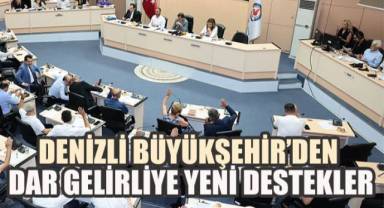 Denizli Büyükşehir’den dar gelirliye yeni destekler: Tüp, beslenme, kırtasiye, kart, dergi, dijital eğitim