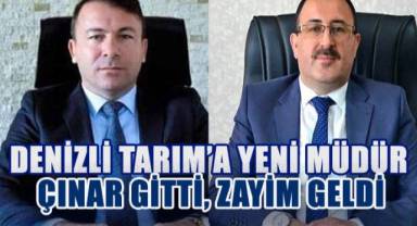 Denizli Tarım’da Görev Değişimi; Çınar Gitti, Zayim Geldi