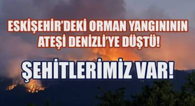 Eskişehir'deki orman yangınının ateşi Denizli'ye düştü! Şehitlerimiz var!