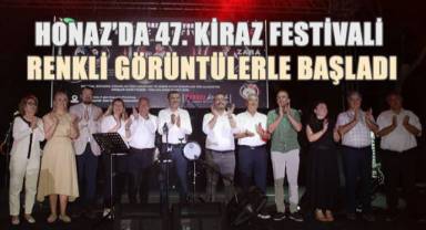 Honaz'da 47. Kiraz Festivali Renkli Görüntülerle Başladı