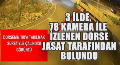 Honaz'dan Çalınarek, 3 İlde 78 Kamera ileTakip Edildilen Dorse Bulundu