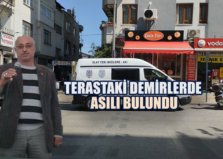  Terasa çıkan oğlu babasını demirlerde asılı halde buldu